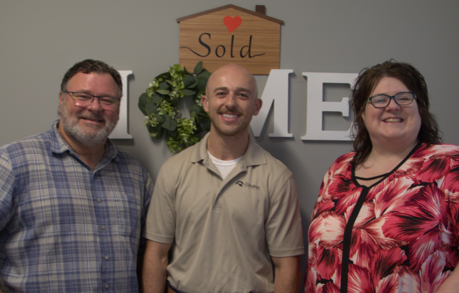 Nancy and Alan W with Nathan from Carolina Home Relief